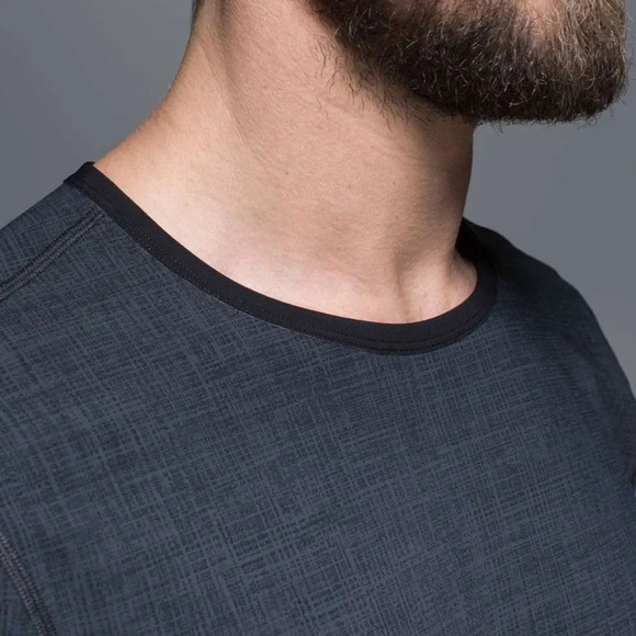 Lululemon Ocean Tech Long Sleeve Scratch That Texture More Deep Coal / Black‎ - Picture 5 of 9